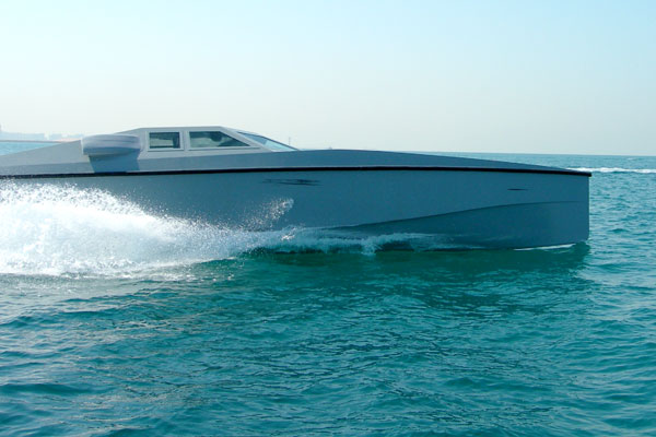 12.5m military interceptor hull