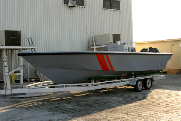 34m patrol vessel wake